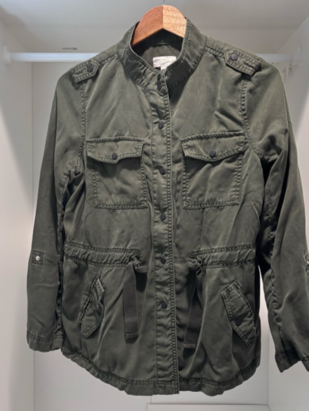 LOFT Olive Green Utility Jacket